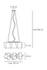 Lampa wisząca Artemide 0455020A Logico 3 in linea