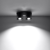 Sollux Lighting Plafon ORBIS 2 szary SL.0055