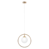 Lampa wisząca Kaja RITUS K-5390 złoty, biały