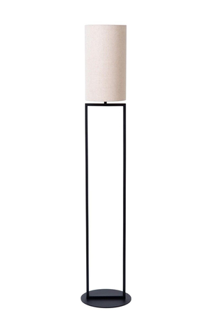 Lampa podłogowa Lucide HERMAN 30762/81/38 czarny/beżowy