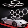 Lampa LED Hexagon Blaupunkt 216W geometryczny panel sufitowy led 4000K CRI90 w kształcie plasta miodu