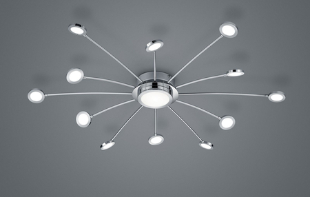 Lampa sufitowa Trio 673311306 srebrny