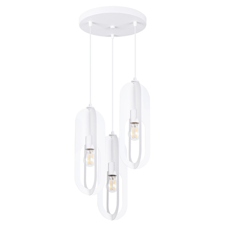 Sollux Lighting Lampa wisząca NICUS 3P biała SL.1361