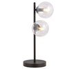 Lampa stołowa ROSSI LN2 TRANSPARENT Emibig 877/LN2 czarny