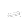 Lampa wpuszczana MIDI LED RECESSED Nowodvorski 10065 czarny