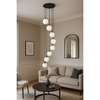 Lampa wisząca Kaja ASPEN K-5552 czarny, biały