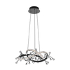 Lampa wisząca Zuma Line MD3481-1S-3BCT MAIA LAMPA WISZĄCA CZARNA/BLACK
