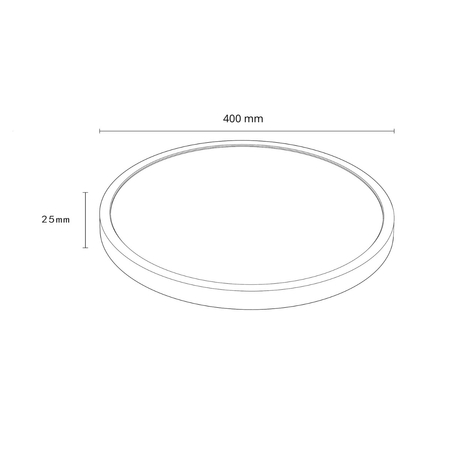 Light Prestige Plafon California 40 cm czarny LED CCT LP-2505/1C-40 BK