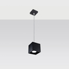 Sollux Lighting Lampa wisząca QUAD 1 szary SL.0061
