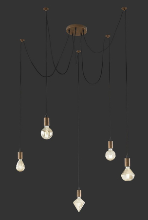 Lampa wisząca Trio 310100562 miedziany