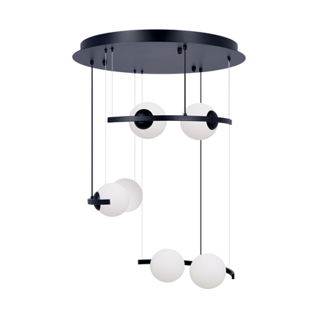 Lampa wisząca HELIX Zuma Line 5017 biały/czarny