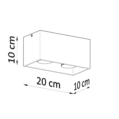 Sollux Lighting Plafon QUAD naturalne drewno SL.0493