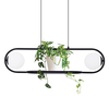 Lampa wisząca FINESTRA Kaja K-4961 biały/czarny