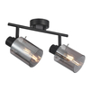 Spot Italux Sardo SPL-5581-2-BK-SG Czarny, dymiony