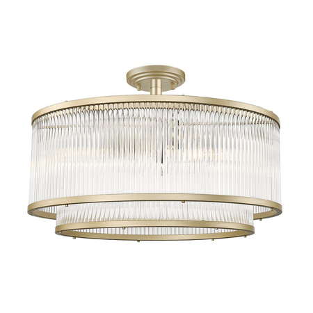 Lampa sufitowa SERGIO Zuma Line C0528-06H-V6AC złoty