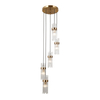 Lampa wisząca Italux Taraso PND-40760-5-HBR Złoty