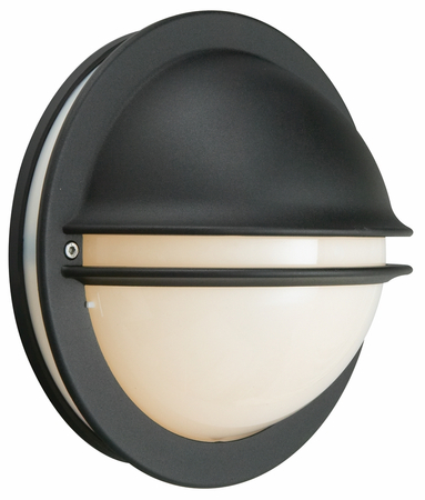 BERLIN 611 BLACK E27 LED 9W OPAL LAMPSHADE
