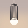 Sollux Lighting Lampa wisząca BRINA 1 czarna SL.1332