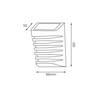 Eko-Light Kinkiet Solarny Strip 3000K EKO0723 CZARNY