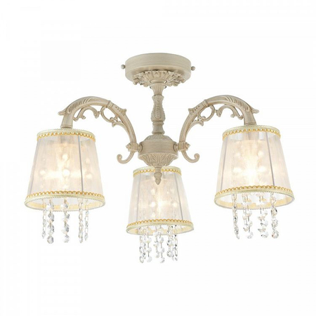 Lampa sufitowa Maytoni ARM020-03-W Omela Chandelier Cream-Gold