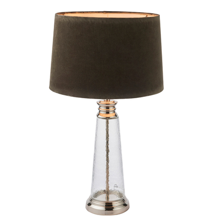 Lampa stołowa Endon Lighting Winslet 95463 nikiel