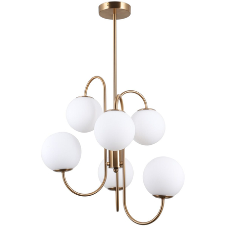 Żyrandol Italux PND-5500-6-HBR Gela