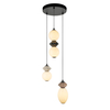 Lampa wisząca Italux Balos PND-94921-4R-BK Czarny mat