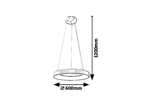 Lampa wisząca Rabalux Carmella 5054 złoty