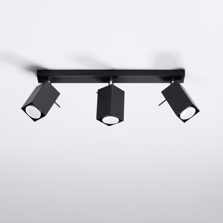 Sollux Lighting Plafon MERIDA 3 szary SL.0457