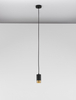 Lampa wisząca Luces Exclusivas CAYES czarny/złoty LE42622