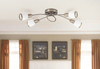 Lampa sufitowa Rabalux Elite 5973 brąz