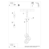 Sollux Lighting Lampa wisząca TULOS 3P czarna SL.1088