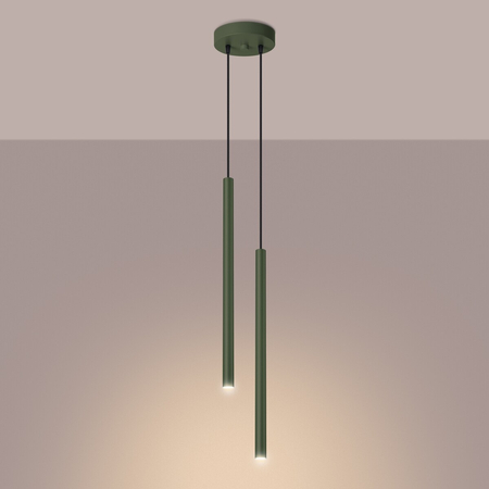 Sollux Lighting Lampa wisząca PASTELO 2 złota SL.1305