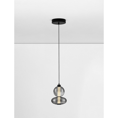 Lampa wisząca Luces Exclusivas LE44220 czarny, szary i odcienie szarości