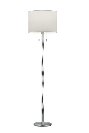 Lampa podłogowa Trio 475310307 srebrny