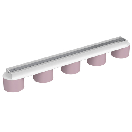 Milagro Lampa sufitowa Dixie 5xGX53 Różowy/Biały MLP7557 RÓŻOWY / BIAŁY