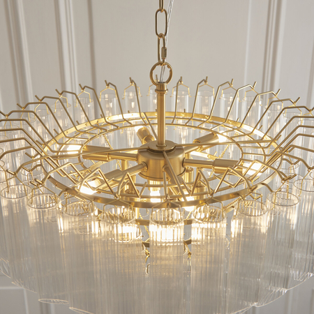 Lampa wisząca Endon Lighting Toulouse 114198 mosiądz