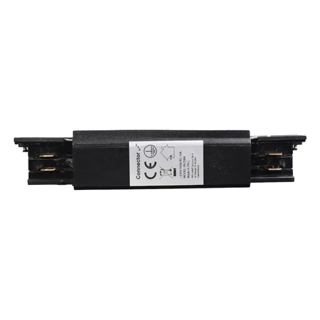 Eko-Light Łącznik Lampy Track Light Czarny 3-obwodowy Typ: Prosty ML7084 CZARNY