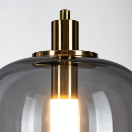 Lampa wisząca - Polar dymiony/szary