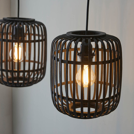 Lampa wisząca Endon Lighting Mathias 101698 drewniany