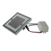 Eko-Light Oprawa schodowa QUADRO Barwa Ciepła 3000K EKS0927 BIAŁY / SREBRNY