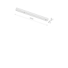 Lampa szynowa Nowodvorski UT-LVM LINE LED 11307 Czarny