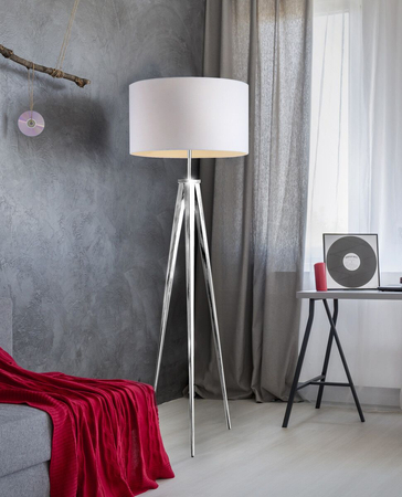 Lampa podłogowa SINTRA WHITE Azzardo AZ2412 chrome / white
