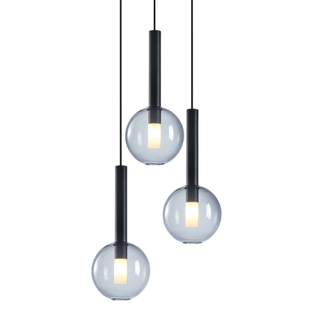 Milagro Lampa wisząca NIKO BLACK 3xG9 ML0333 CZARNY