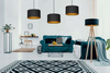 Lampa wisząca ROTO 3 BL BLACK/GOLD Emibig 184/3 czarny/złoty