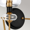 Kinkiet Elstead Lighting Armand czarny/mosiądz DL-ARMAND2-AB