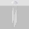 Sollux Lighting Lampa wisząca PASTELO 5P czarna SL.1176