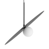 Lampa wisząca Kaja SANTE K-5373 czarny, biały