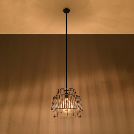 Sollux Lighting Lampa wisząca GATE czarny SL.0663