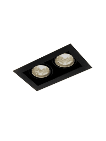 Oprawa podtynkowa AQform 36812-0000-U8-PH-12 SQUARES 50x2 230V Czarny struktura